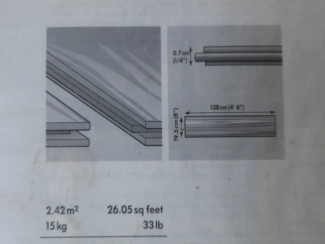 Billede 1 - laminat gulv