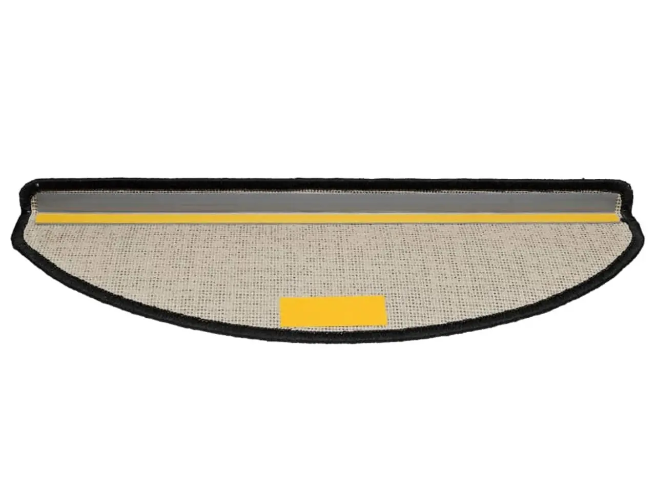Billede 5 - Trappemåtter - 15 stk. halvrunde 65 × 21 × 4 cm - sort