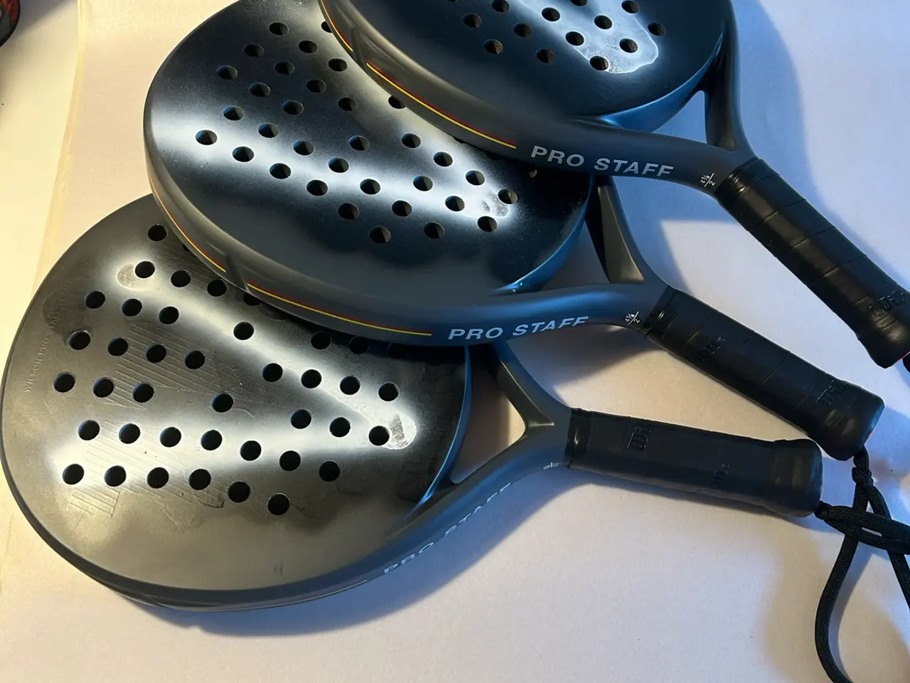 Billede 1 - 3 stk. Wilson Pro Staff padelbat