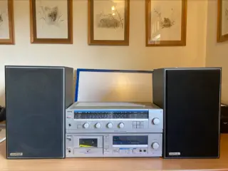 Receiver, cassette, 2 højttalere