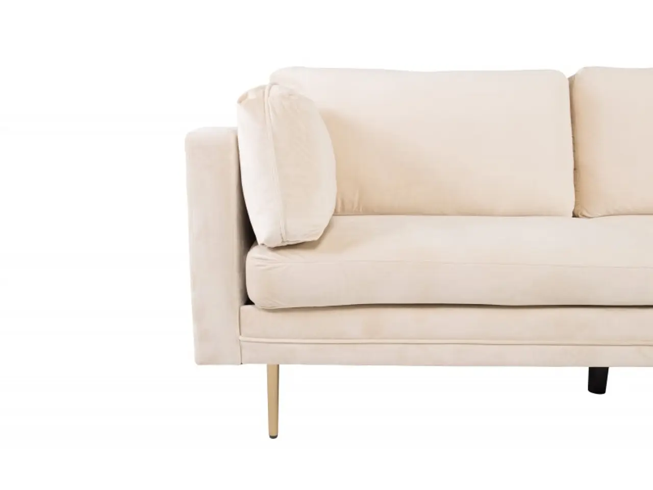 Billede 7 - Boom 3 personers Sofa - Beige og Messing