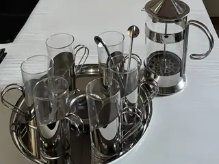 Irish Coffee/kaffe sæt fra Menu, Danish Steel Hous