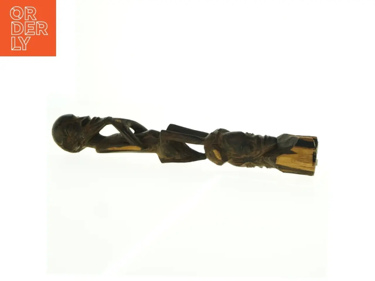 Billede 3 - Udskåret træfigur (str. 45. x 7 cm)