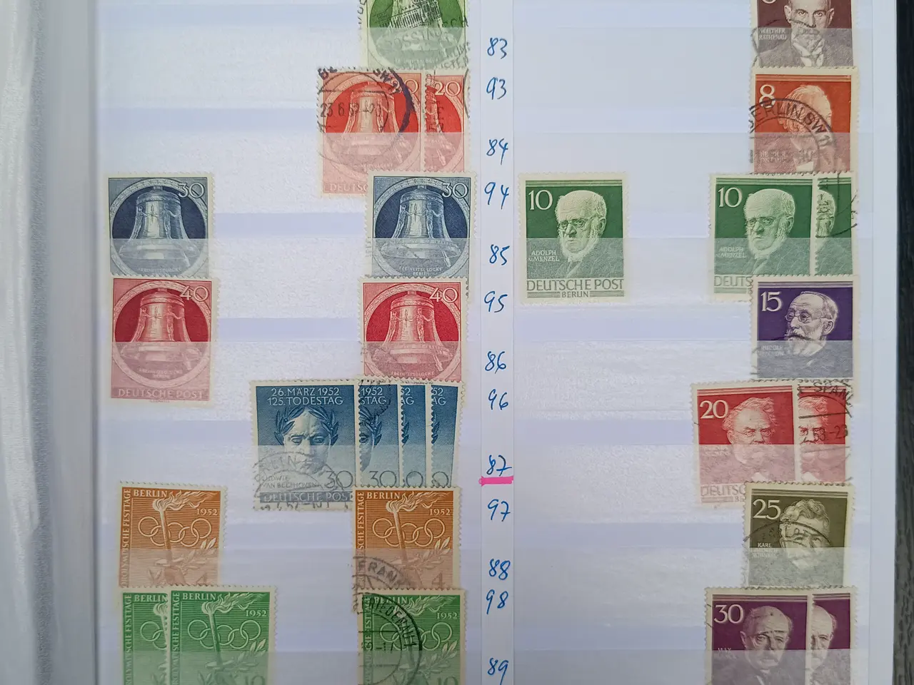 Billede 5 - Berlin samling postfrisk og stemplet