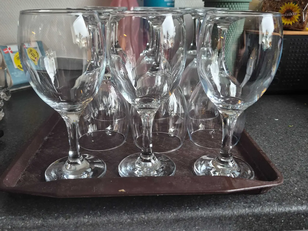 Billede 1 - Rødvins glas
