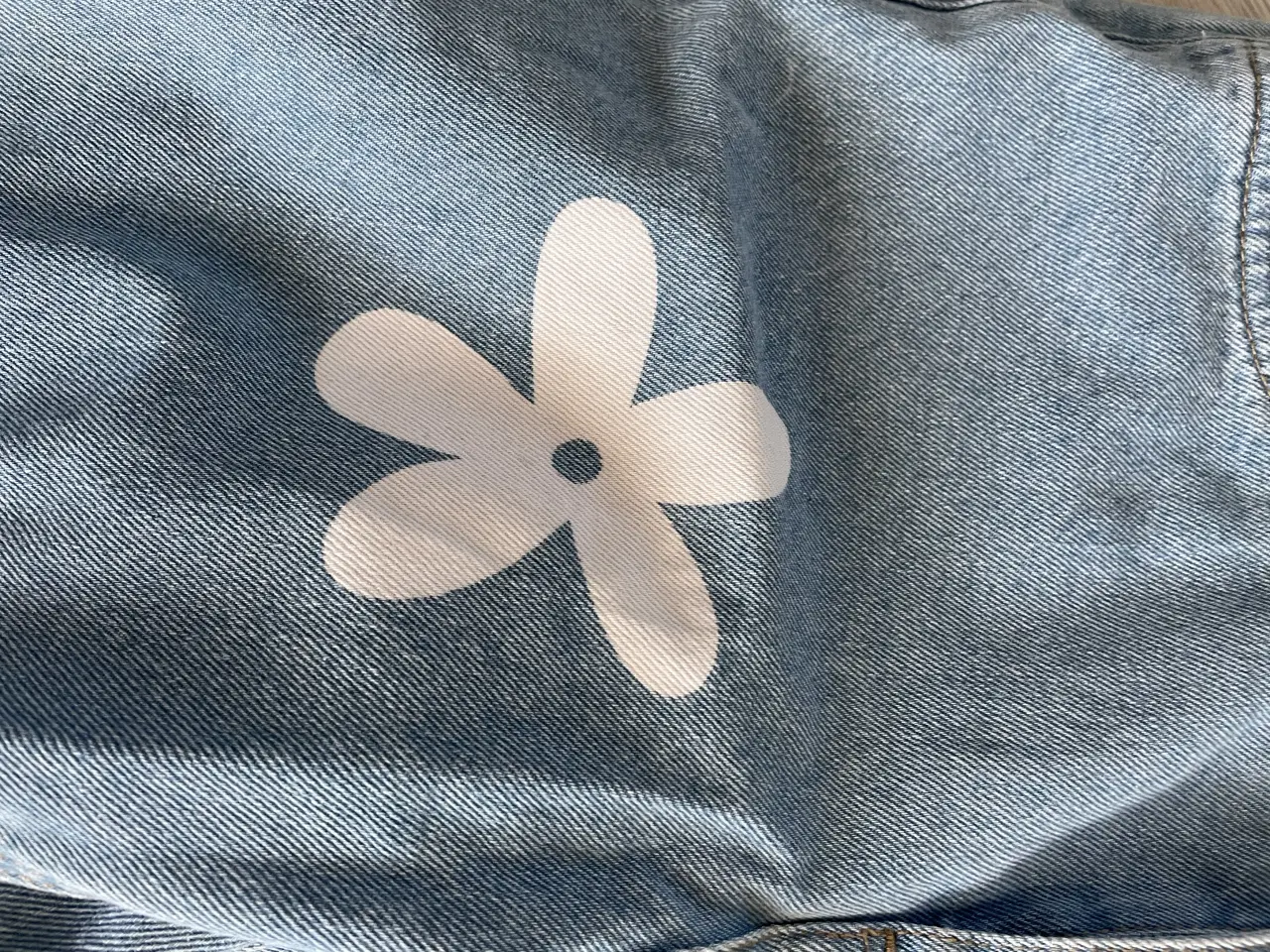 Billede 2 - Smarte jeans med blomster