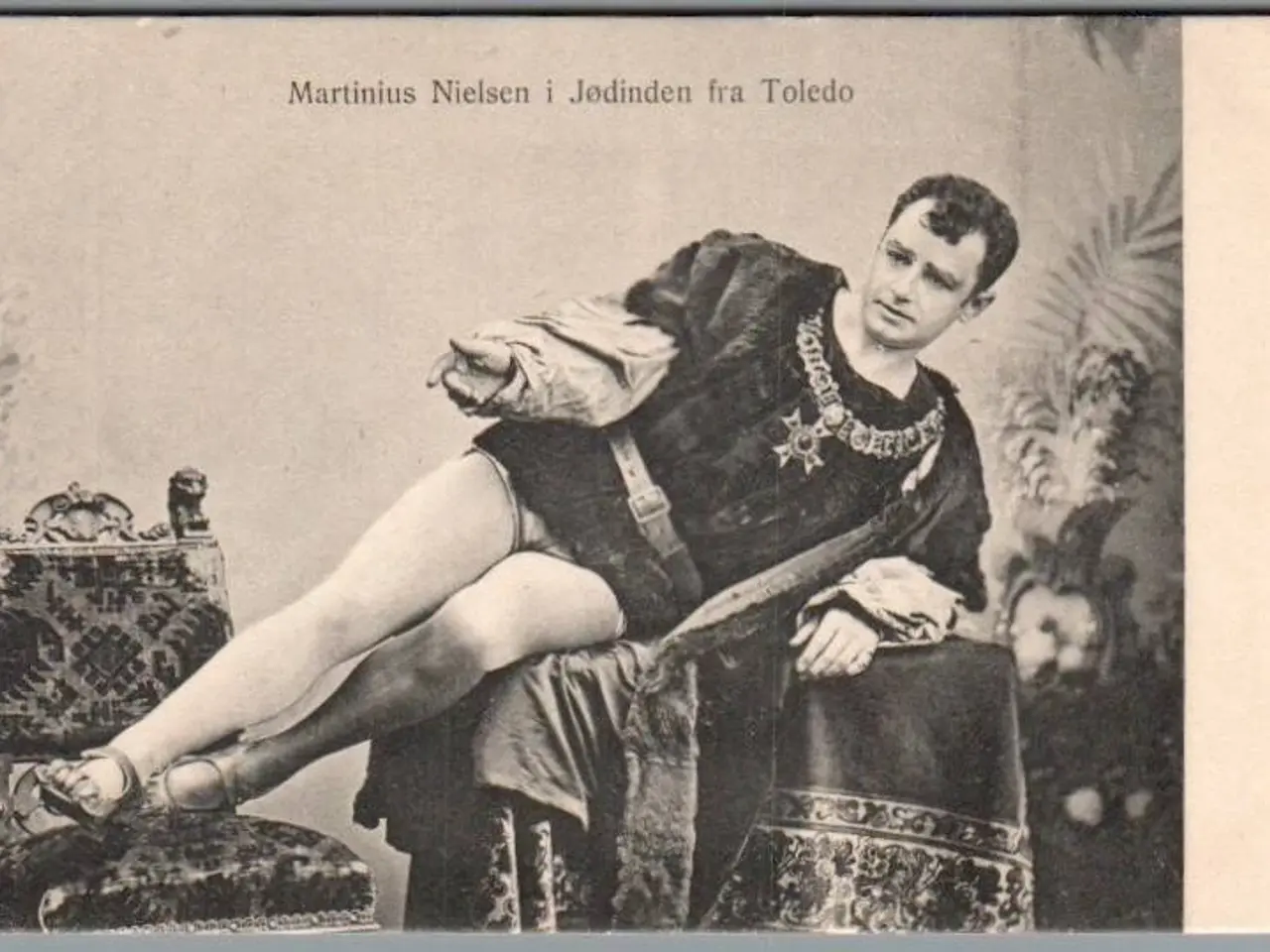 Billede 1 - Martinius Nielsen i Jødinden fra Toledo - Skuespiller - Postkort - Ubrugt