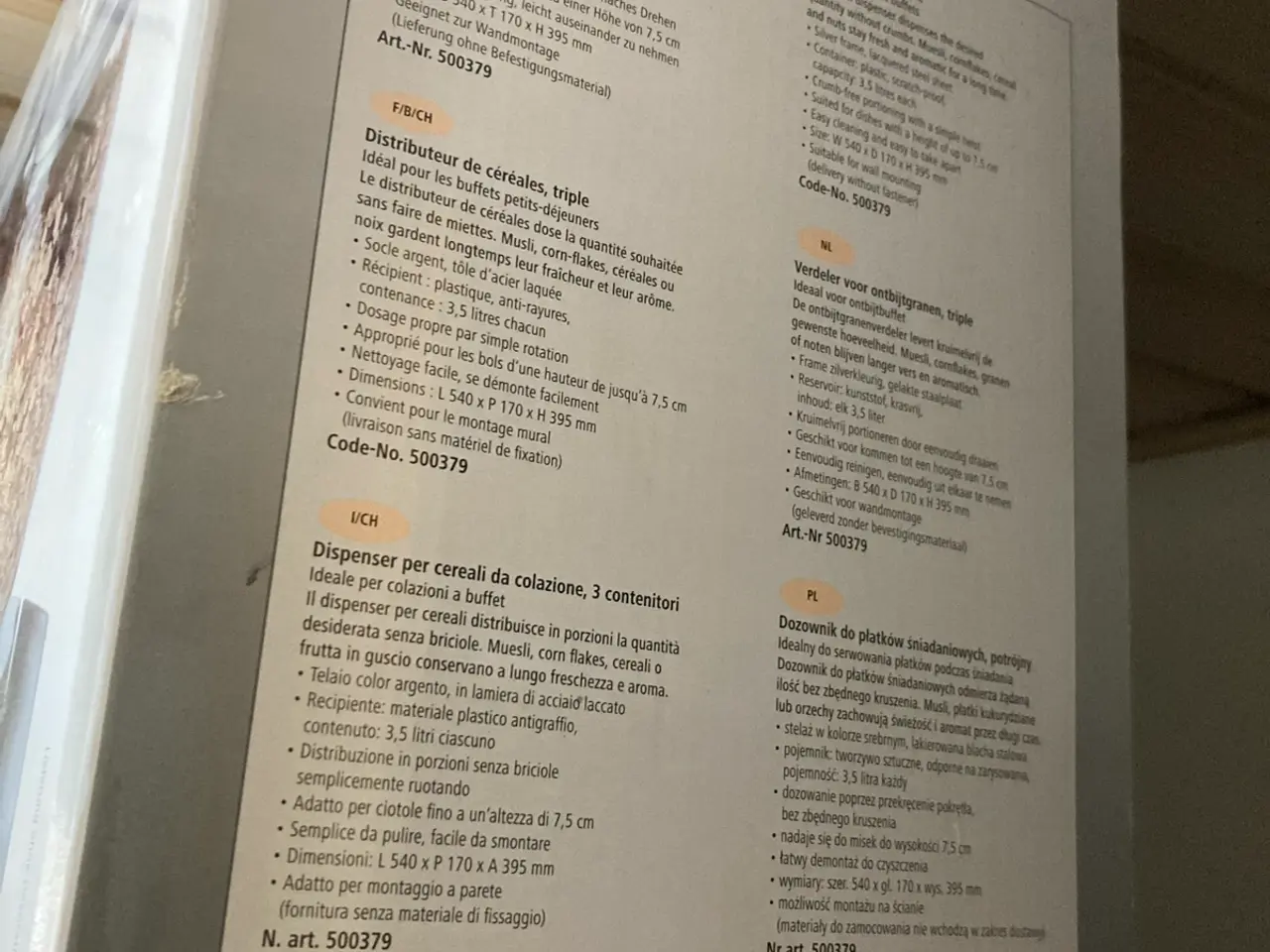 Billede 2 - Morgenmads dispenser 