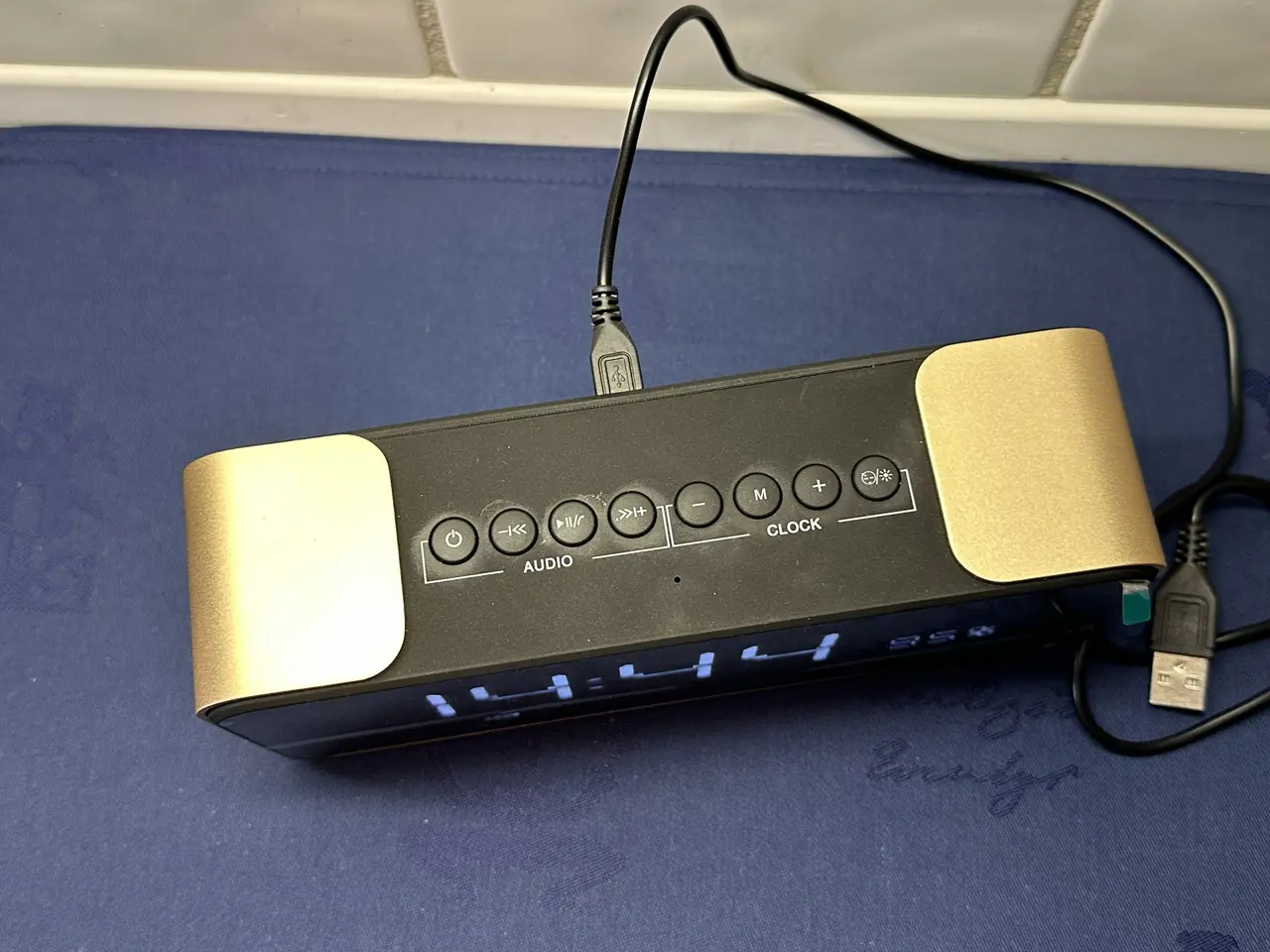 Billede 2 - Radio i kobberfarve med Vækkeur, Bluetooth og FM