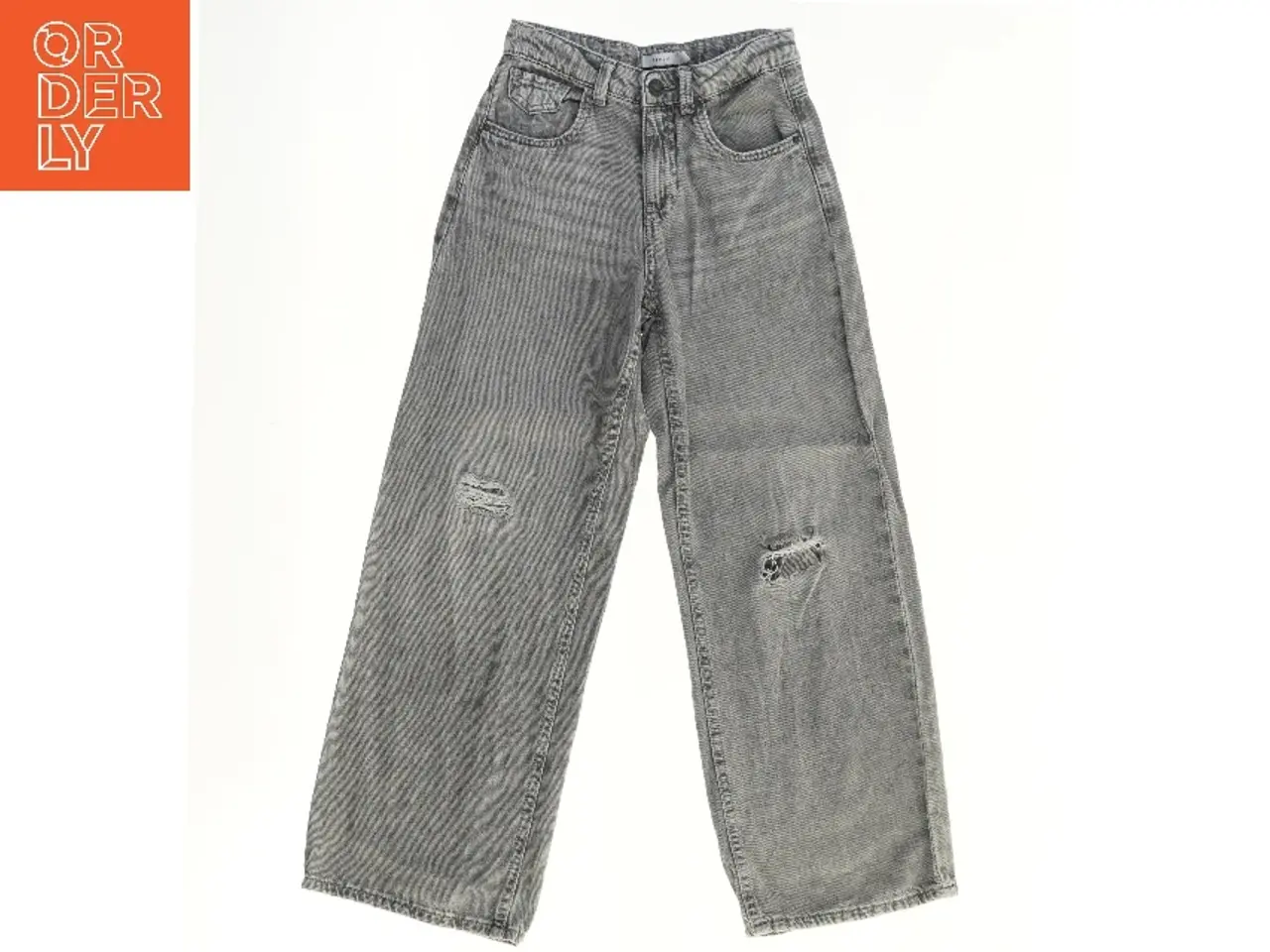 Billede 2 - Grå wide-leg jeans fra Name It (str. 140)