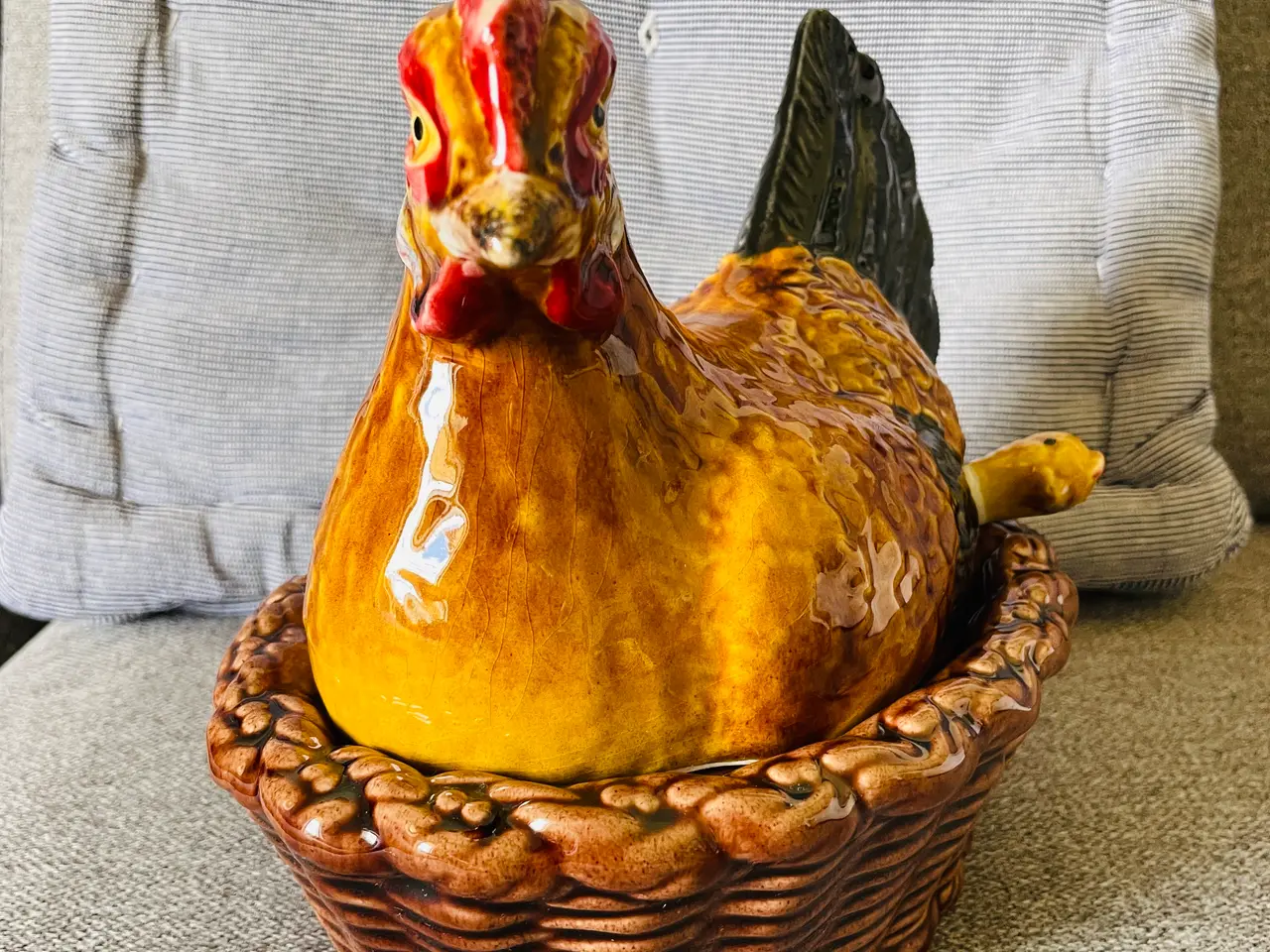 Billede 4 - Portugisisk vintage suppeterrin fra Bordallo Pinhe