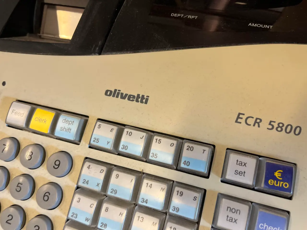 Billede 2 - Olivetti kasseapparat