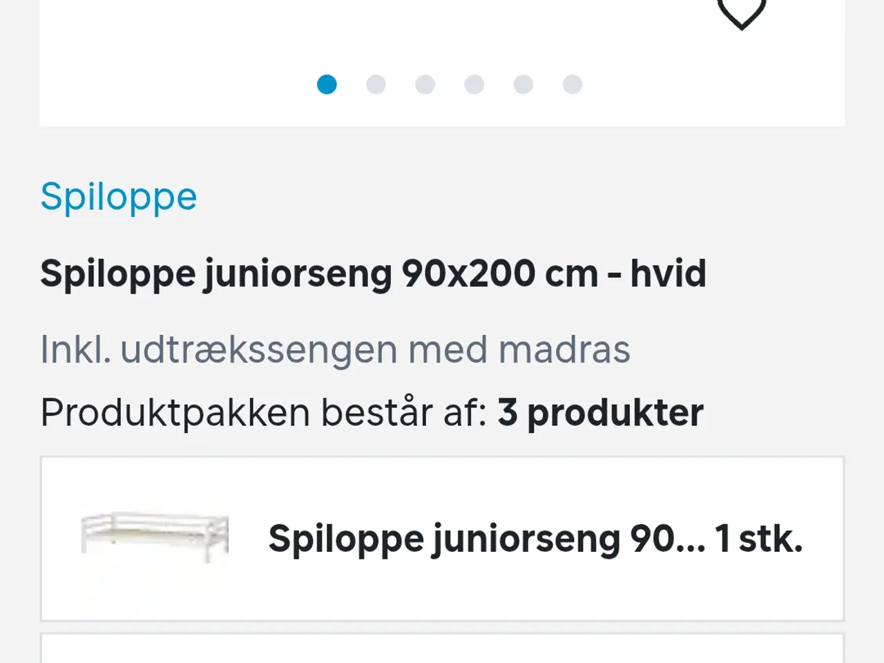 Billede 3 - Spiloppe udtræksseng