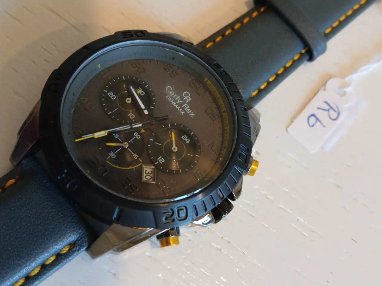 Billede 1 - Carly Rex Denmark chronograph armbånds ur (R6)