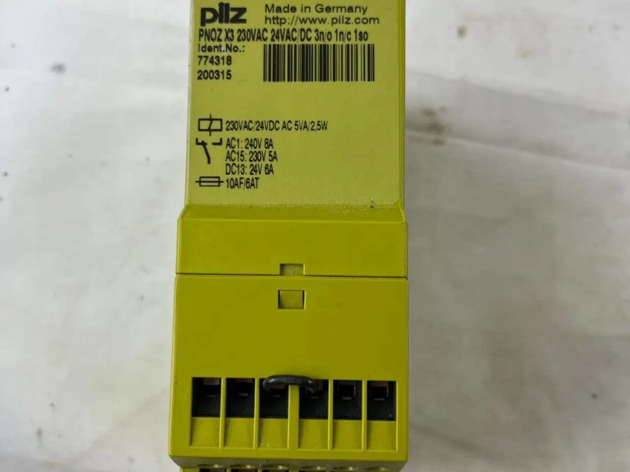 Billede 9 - Pilz PNOZ X3 sikkerhedsrelæ 24VAC/DC 230VAC Stop