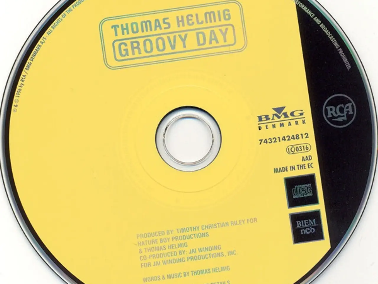 Billede 3 - Thomas Helmig – Groovy Day – CD