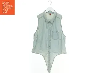 Ærmeløs jeans bodystocking fra H&M (str. 170)