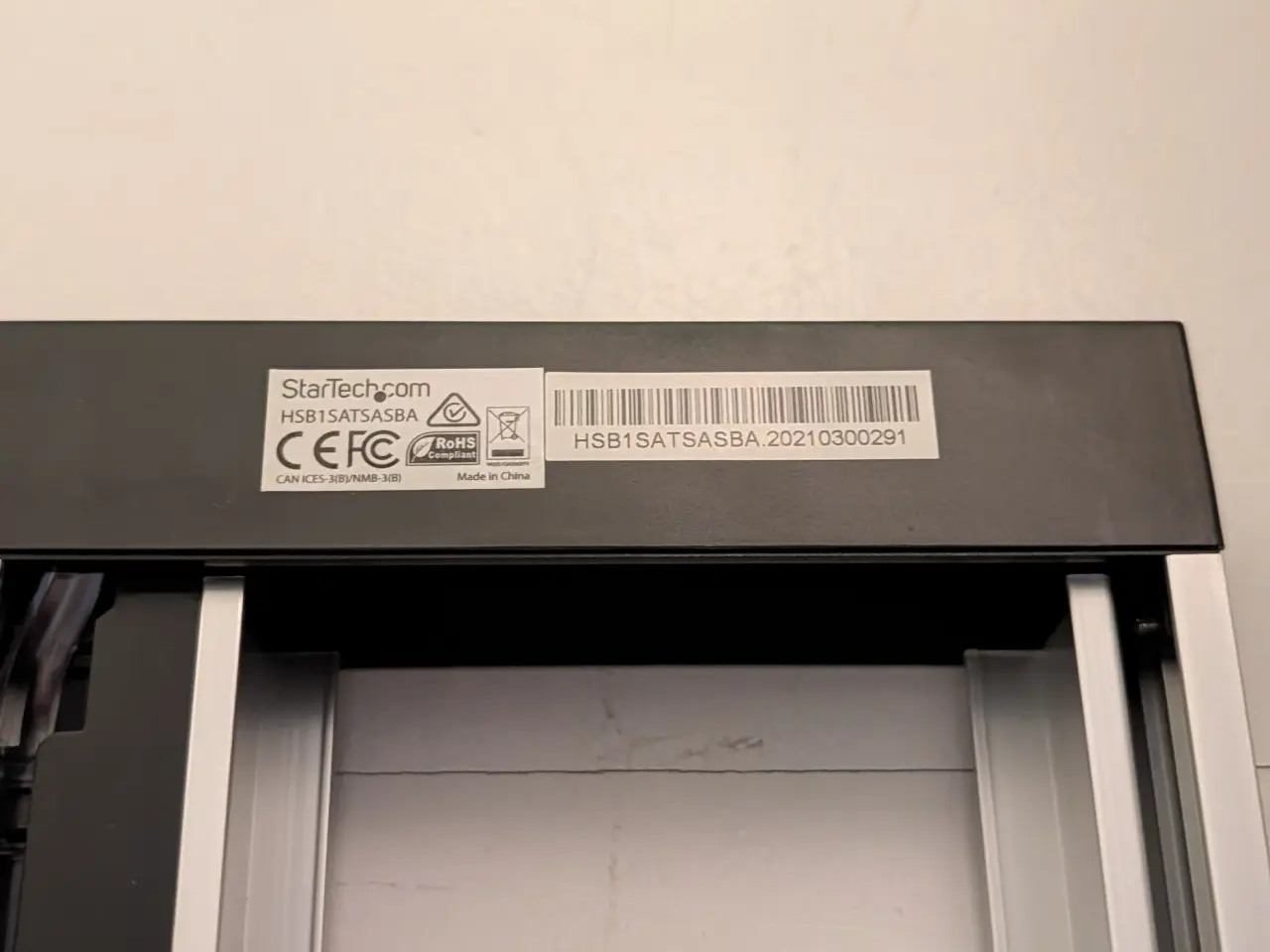 Billede 3 - StarTech 3.5" Hot-Swap Bay HSB1SATSASBA – SATA/SAS