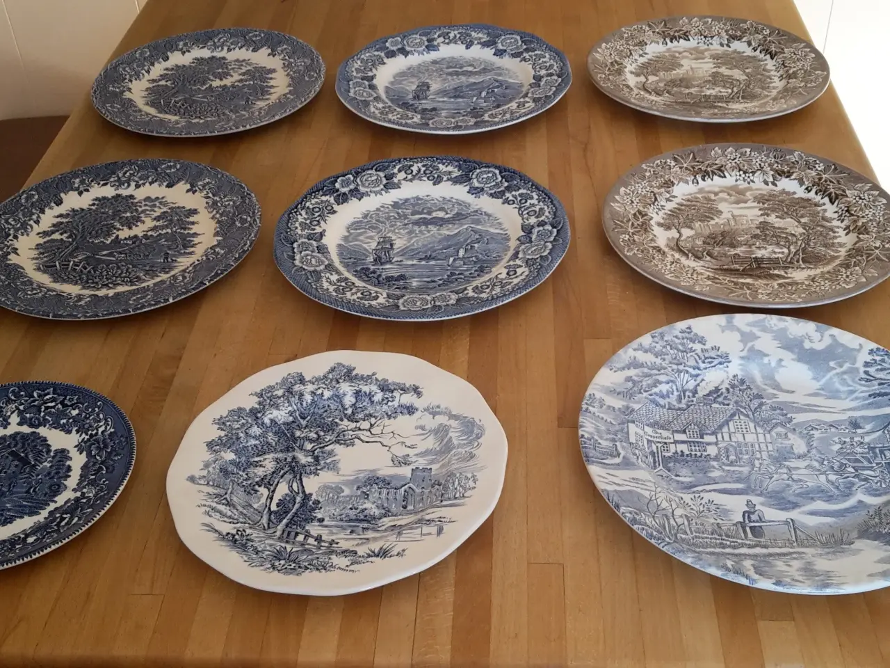 Billede 1 - Porcelæn tallerkne, england Ironstone