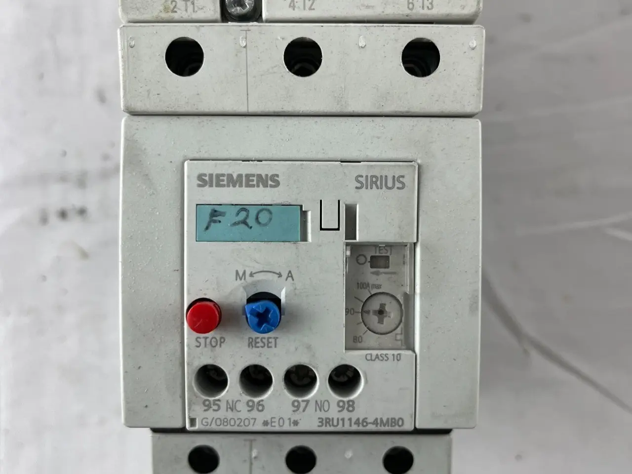 Billede 4 - Siemens 3RT1044-1AP00 kontaktor + 3RU1146-4MB0 65A