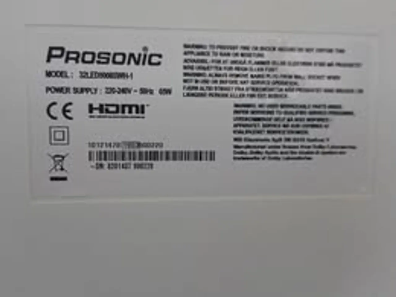 Billede 5 - TV Prosonic smart tv