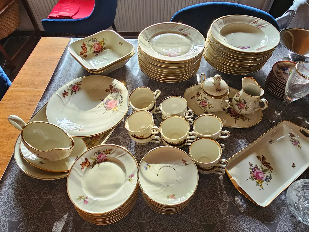 Billede 1 - Rosenborg spise og kaffestel