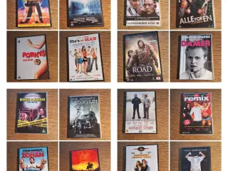 DVD film - 5kr/stk. Samlet køb kan sendes.