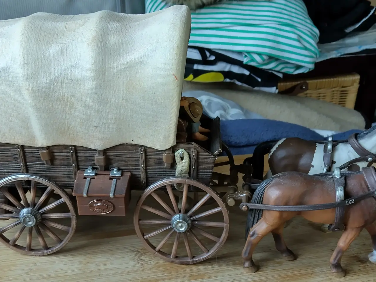 Billede 3 - Schleich Prærienvogn