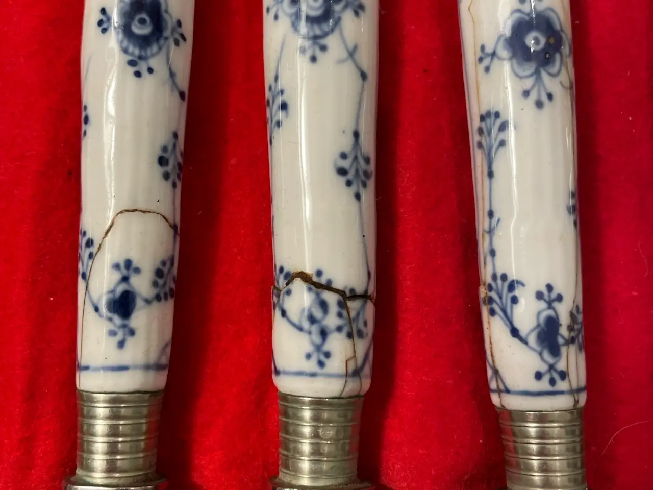Billede 7 - Royal Copenhagen musselmalede knive