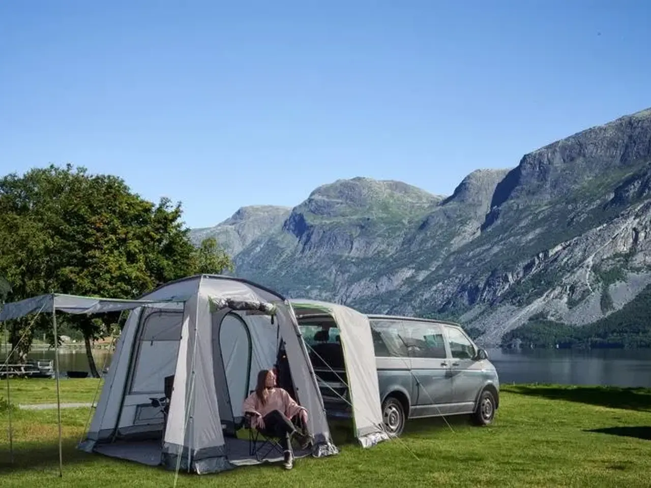 Billede 3 - Bagdørstelt til VW Transporter el. lign.