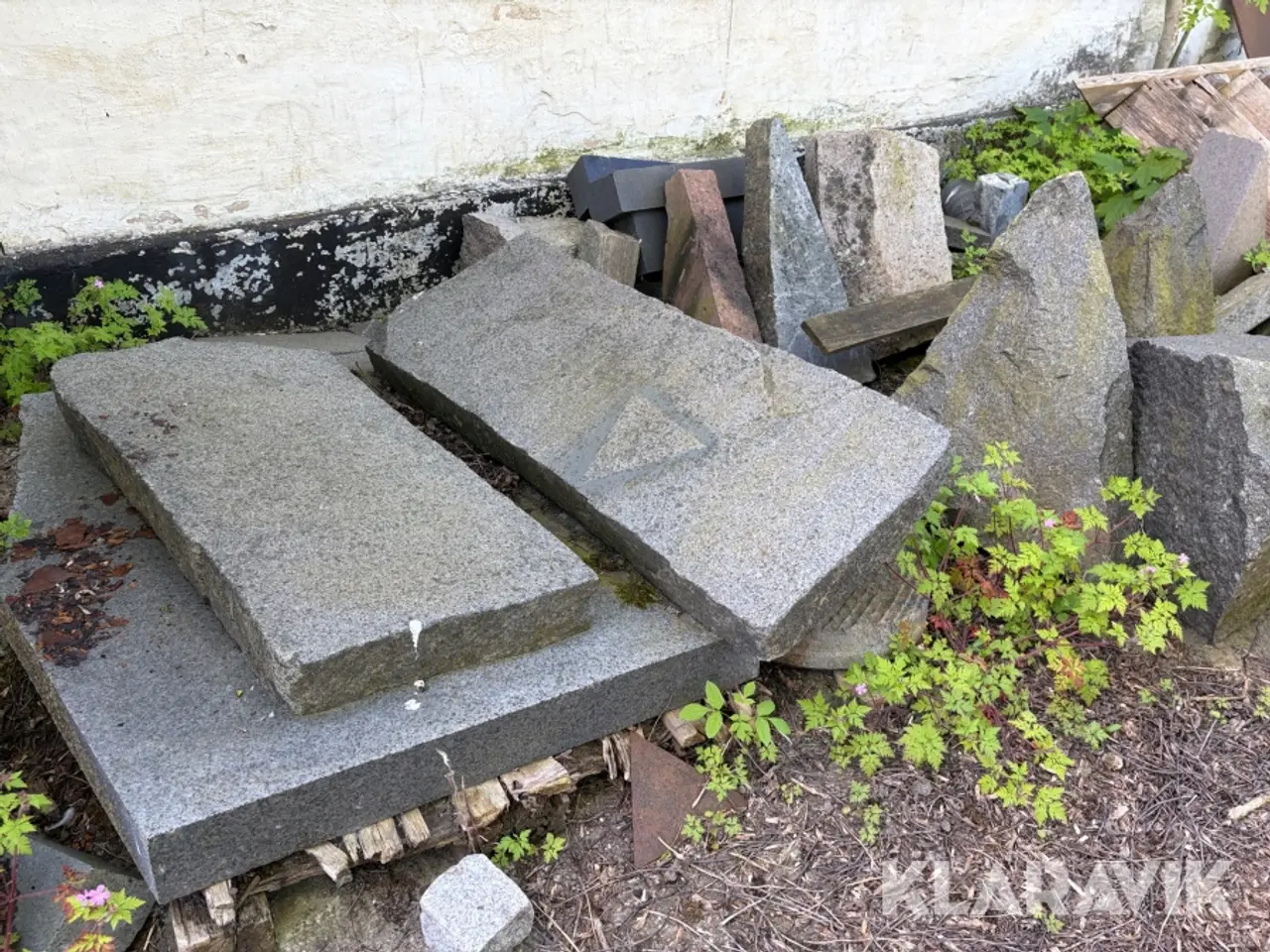Billede 1 - Stort parti granit - blande typer og former