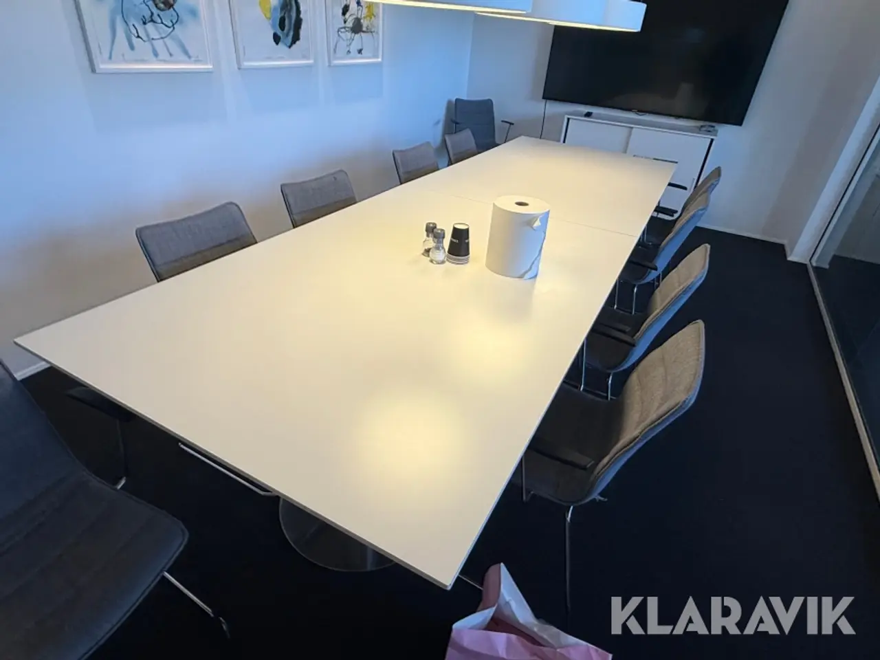 Billede 3 - Møde bord samt 10 stole