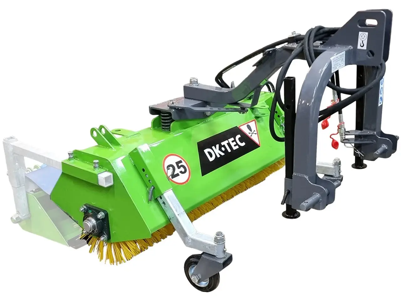Billede 2 - Kost hydraulisk drevet til traktor front/bag 135 cm
