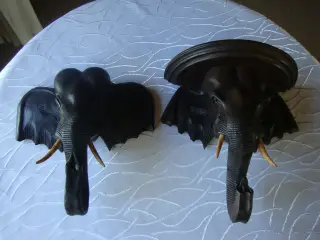 Safari håndlavet træfigurer.