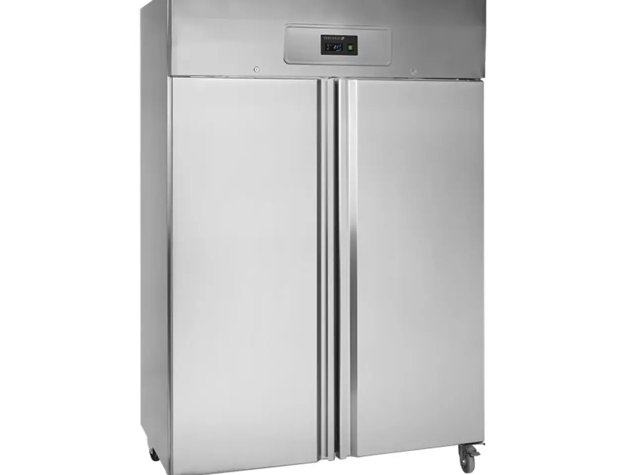 Billede 1 - Tefcold Rustfri køleskab 976 L – 2 døre – RK1010