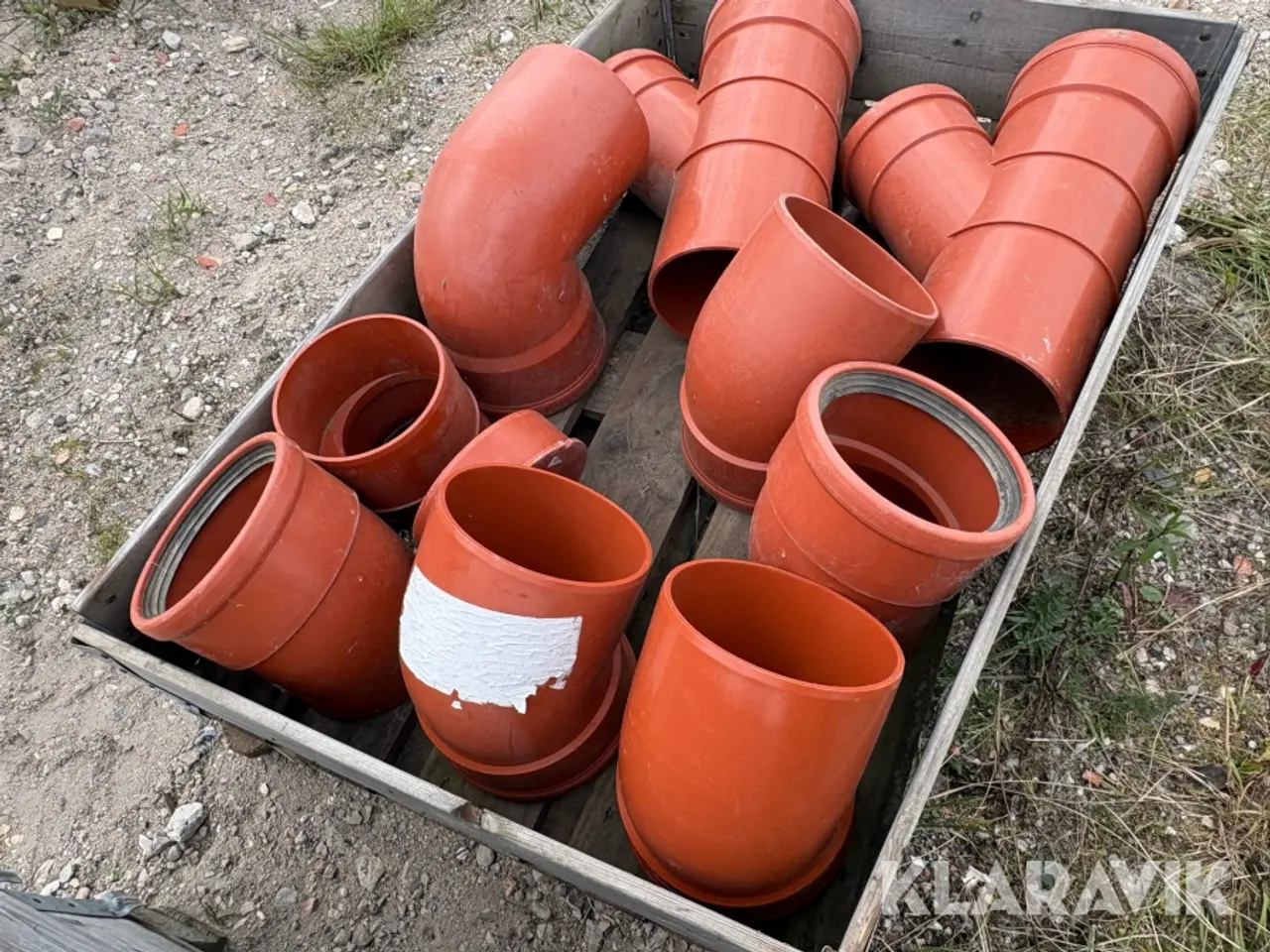 Billede 11 - Parti PVC kloakfittings og overgange