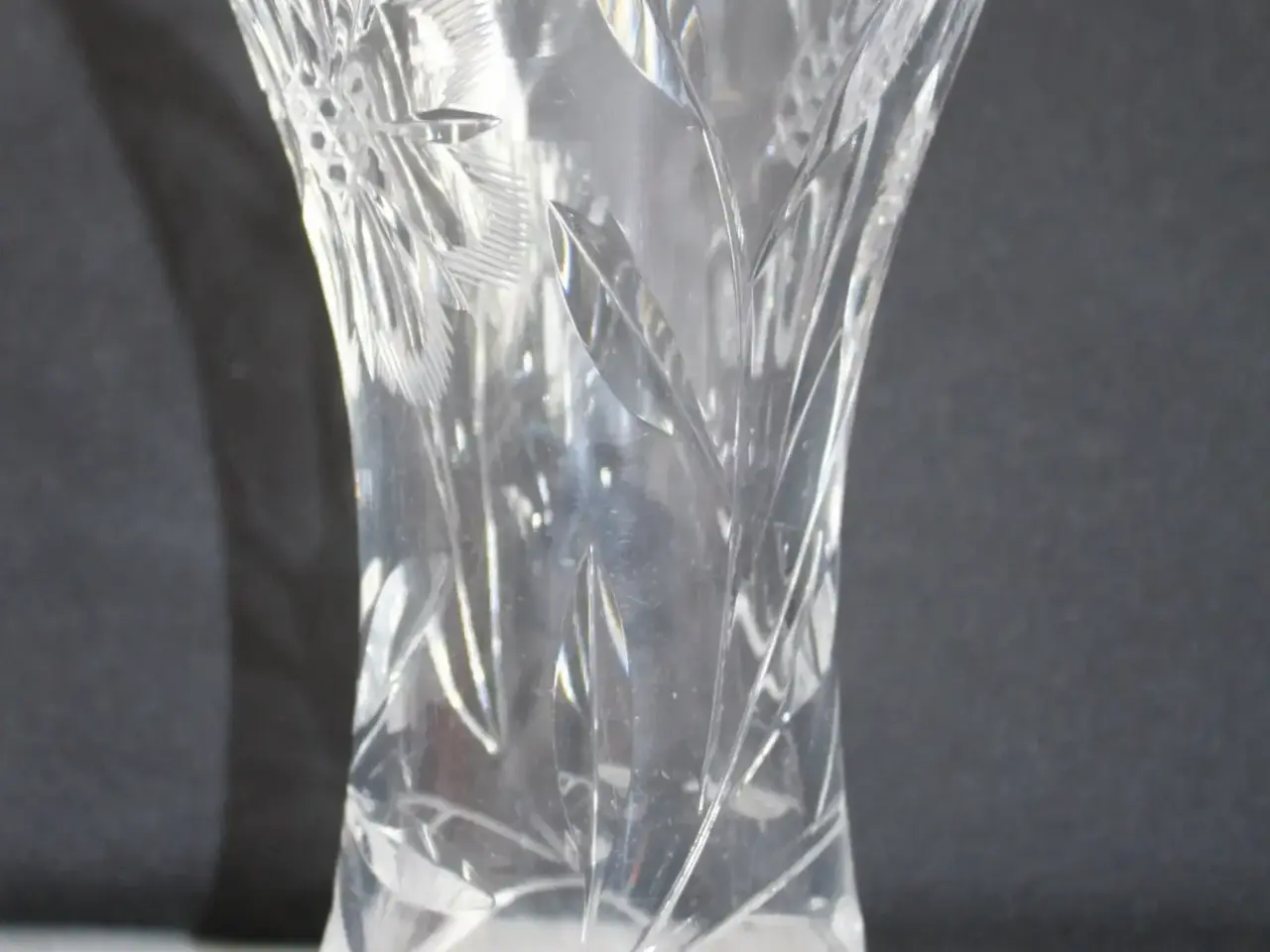 Billede 4 - Vase, slebet Krystal 