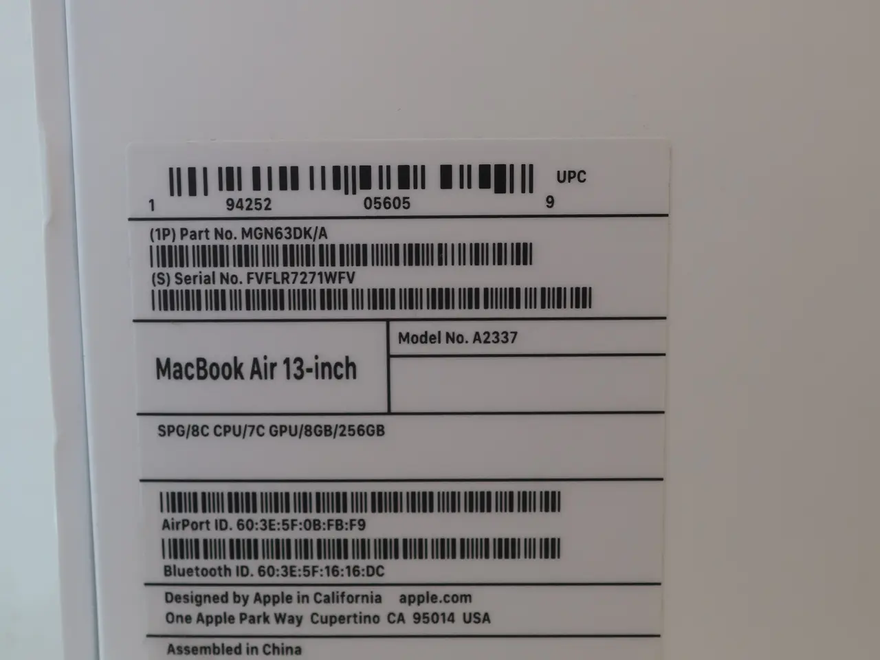 Billede 7 - Laptop APPLE MacBook Air 13"