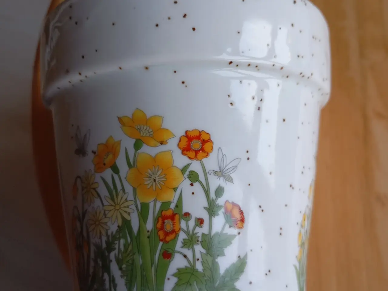 Billede 5 - Retro urtepotte med blomster 