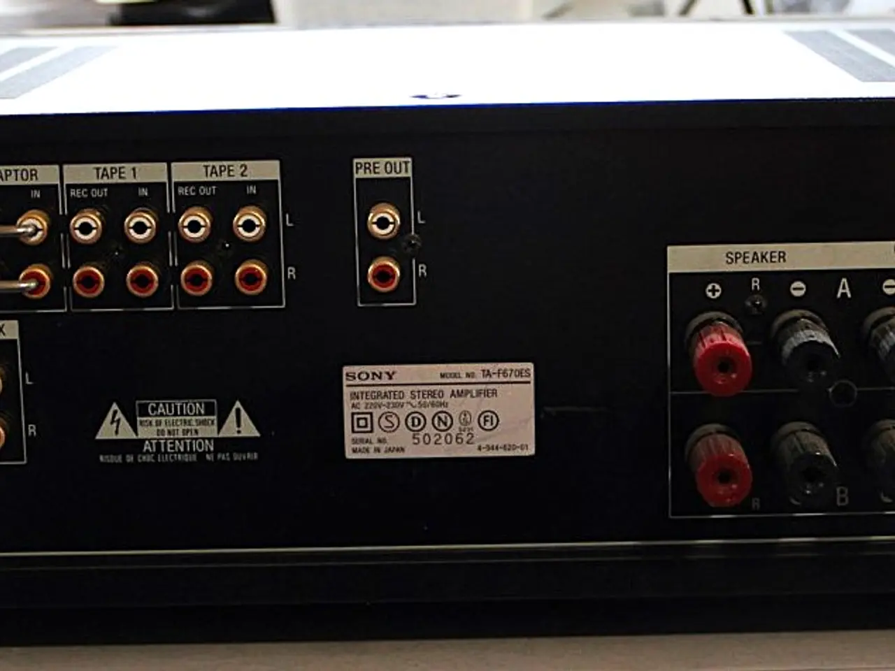 Billede 4 - Vintage Forstærker Sony F670ES